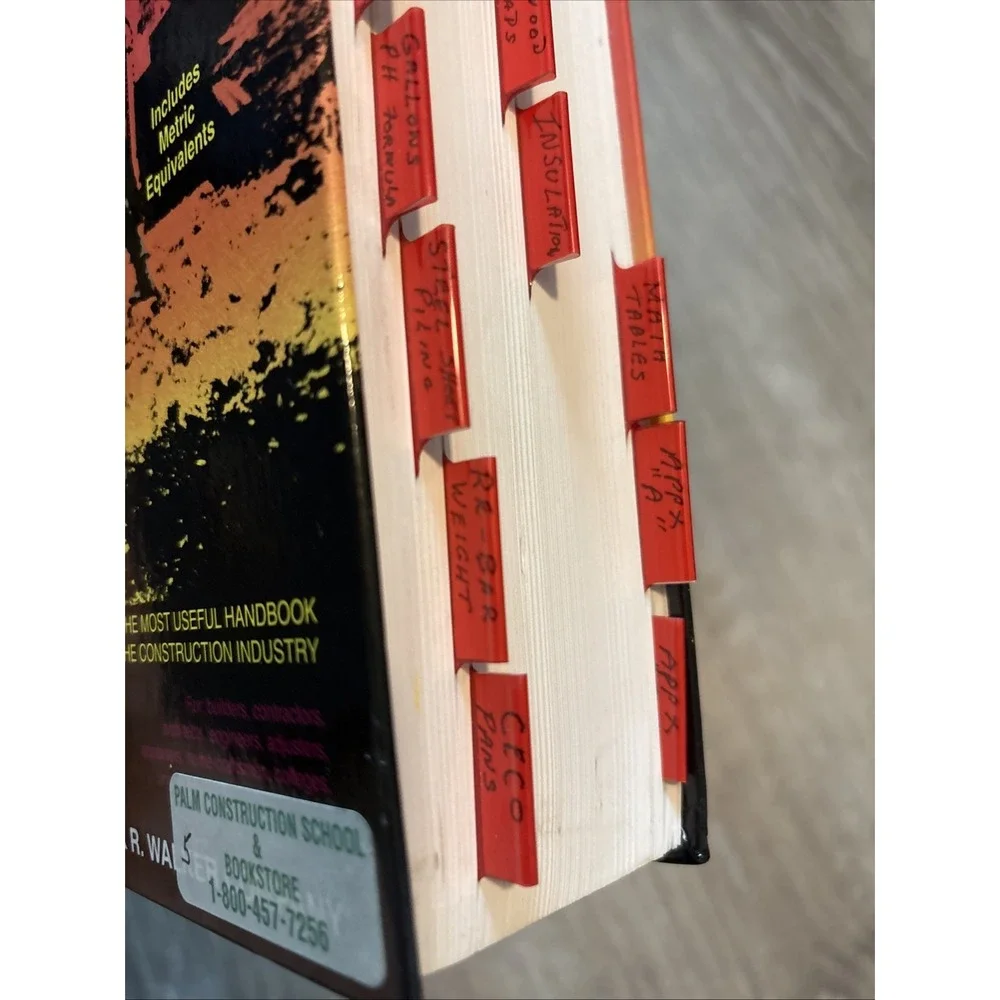 Walker's Building Estimator's Reference Book 25th Edition Frank R. Walker 1995